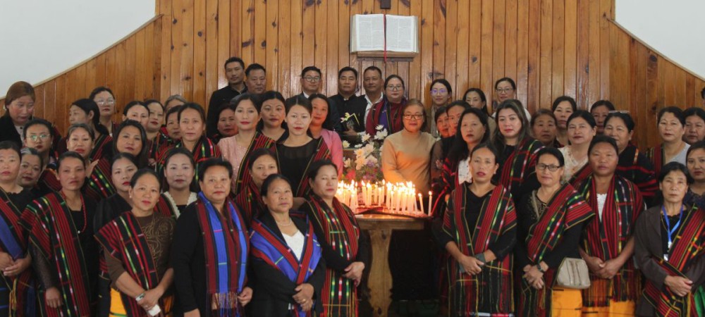 Officials along with the participants during the 43rd International AIDS Candlelight Memorial service held at Zunheboto Ao Baptist Arogo on May 17.